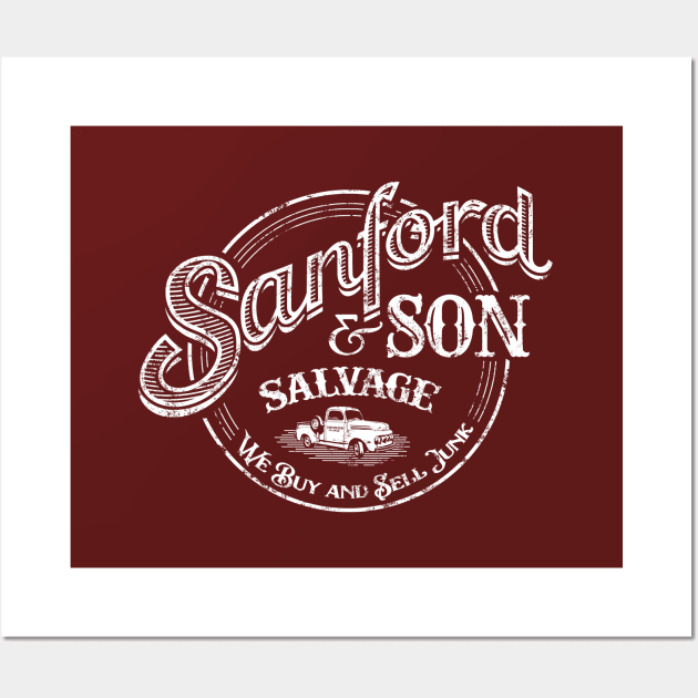 Sanford and Son Salvage - Distressed Wall Art by tonynichols